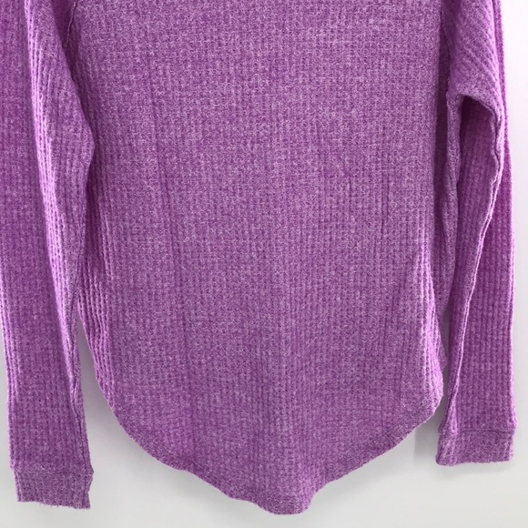 NEW AmericanEagle OutfittersSweater HighLow Purple - Picture 9 of 11